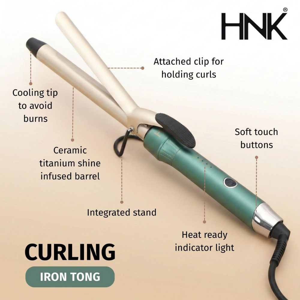 HNK Green Curling Tong