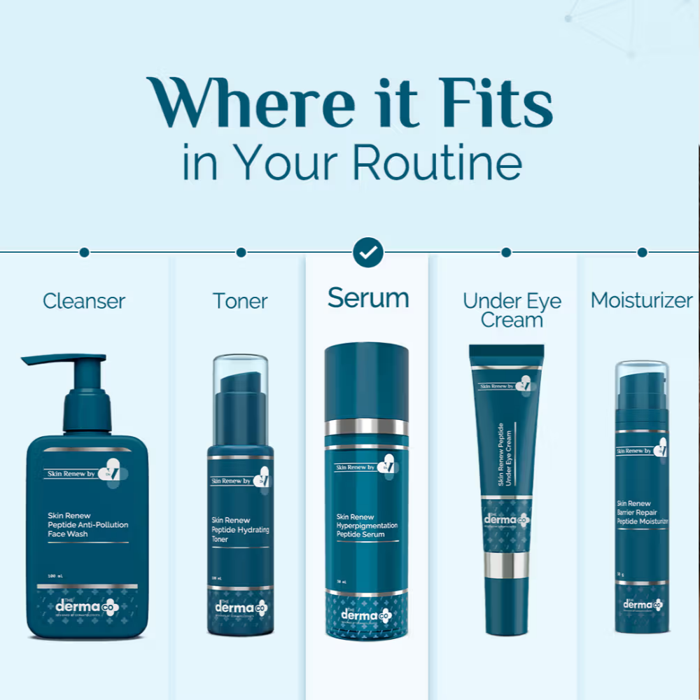 The Derma Co X Dr. V Skin Renew Hyperpigmentation Peptide Serum