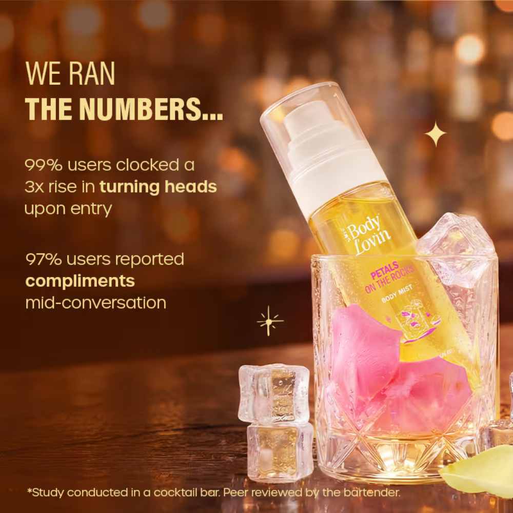 Plum BodyLovin’ Petals On The Rocks Body Mist, Long-Lasting, Citrus Floral Fragrance