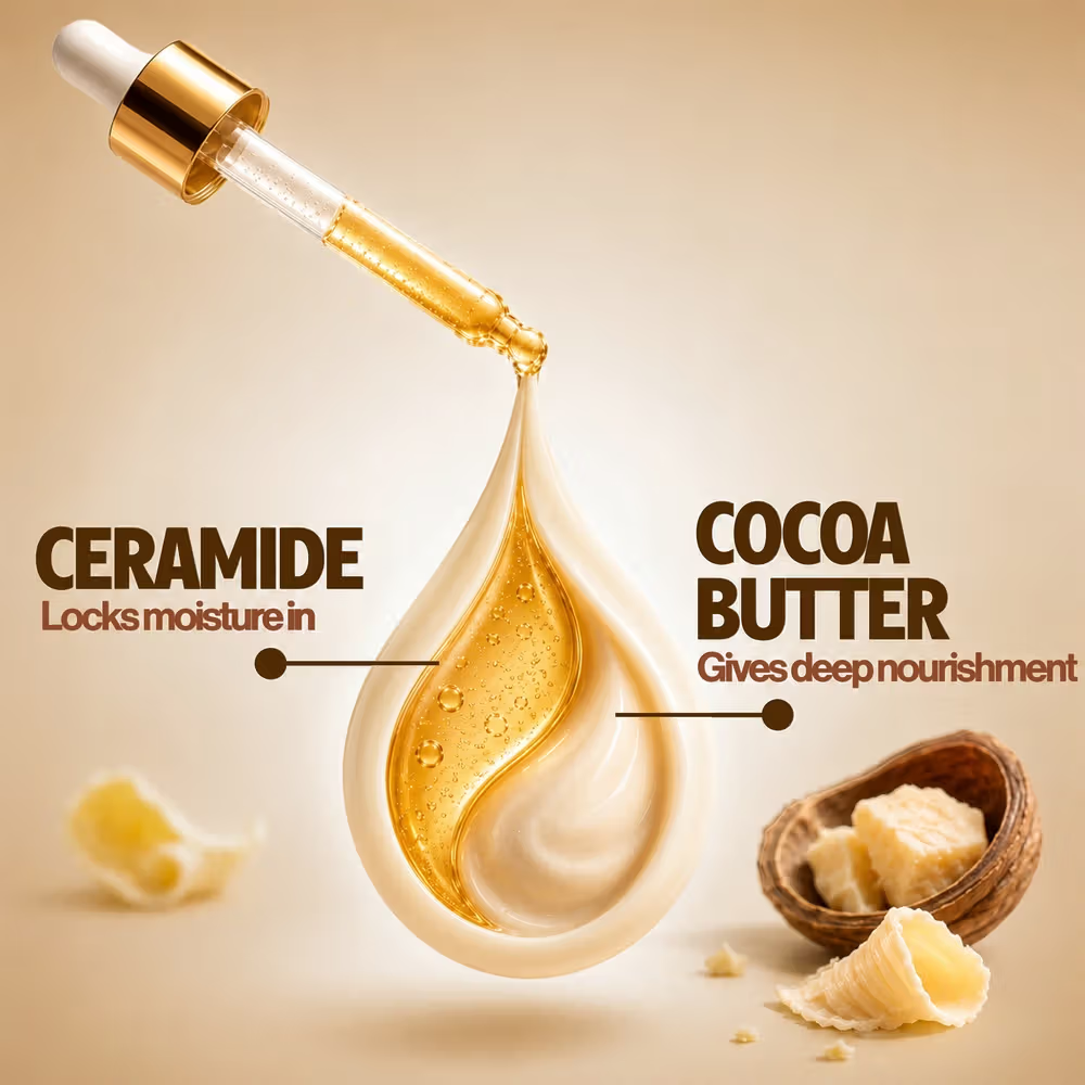 Vaseline Intensive Care Cocoa Glow 72 HR Long Lasting Serum In Lotion With 100% Cocoa & Shea Butter