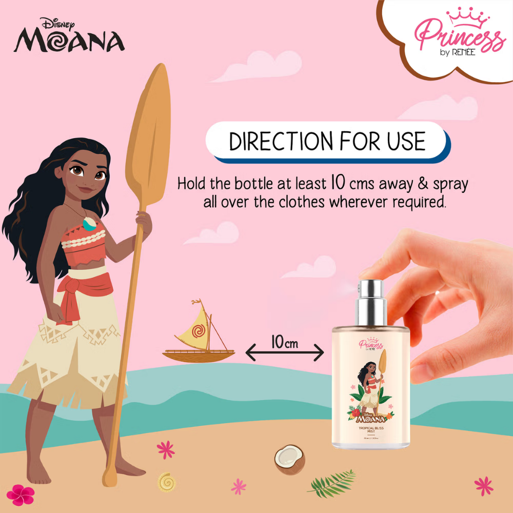 Renee Cosmetics Princess by RENEE Disney Moana Tropical Bliss Fragrance Mist
