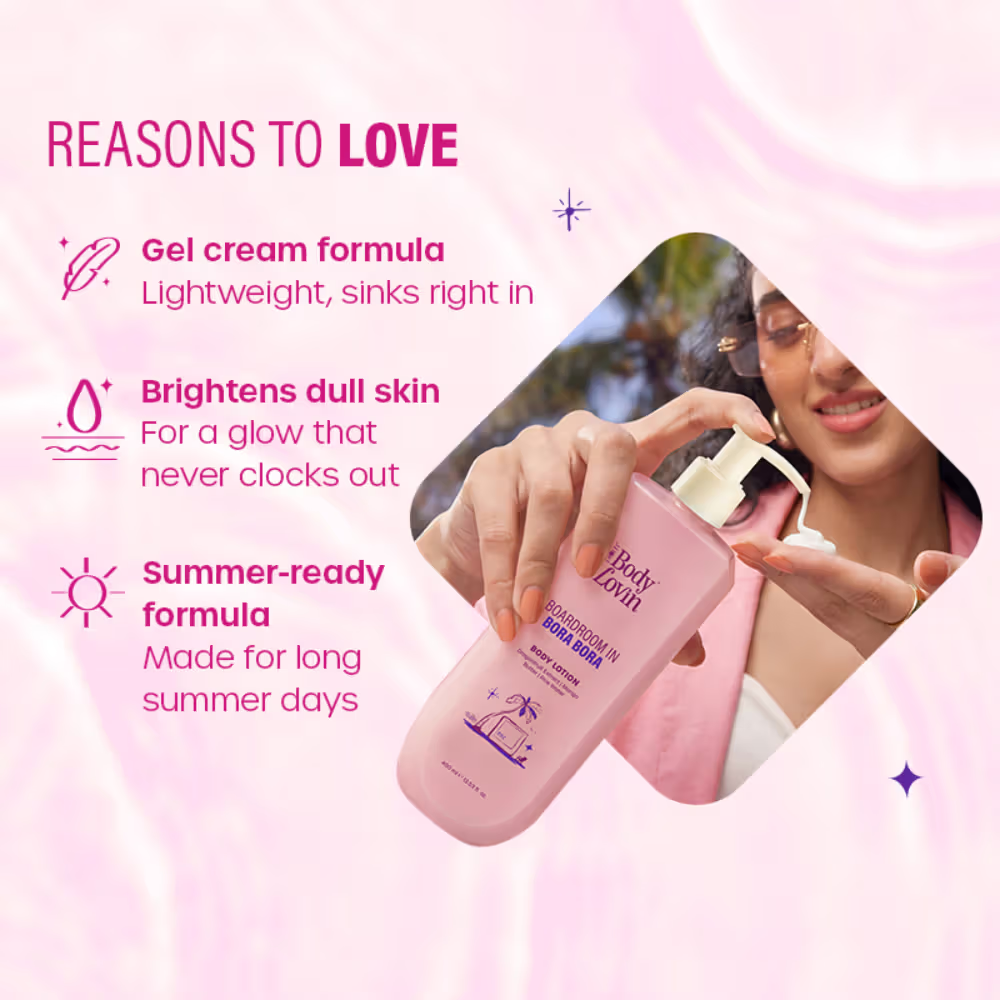 Plum BodyLovin’ Boardroom In Bora Bora Body Lotion, Hydrating, Brightening Sweet Tropical Fragrance