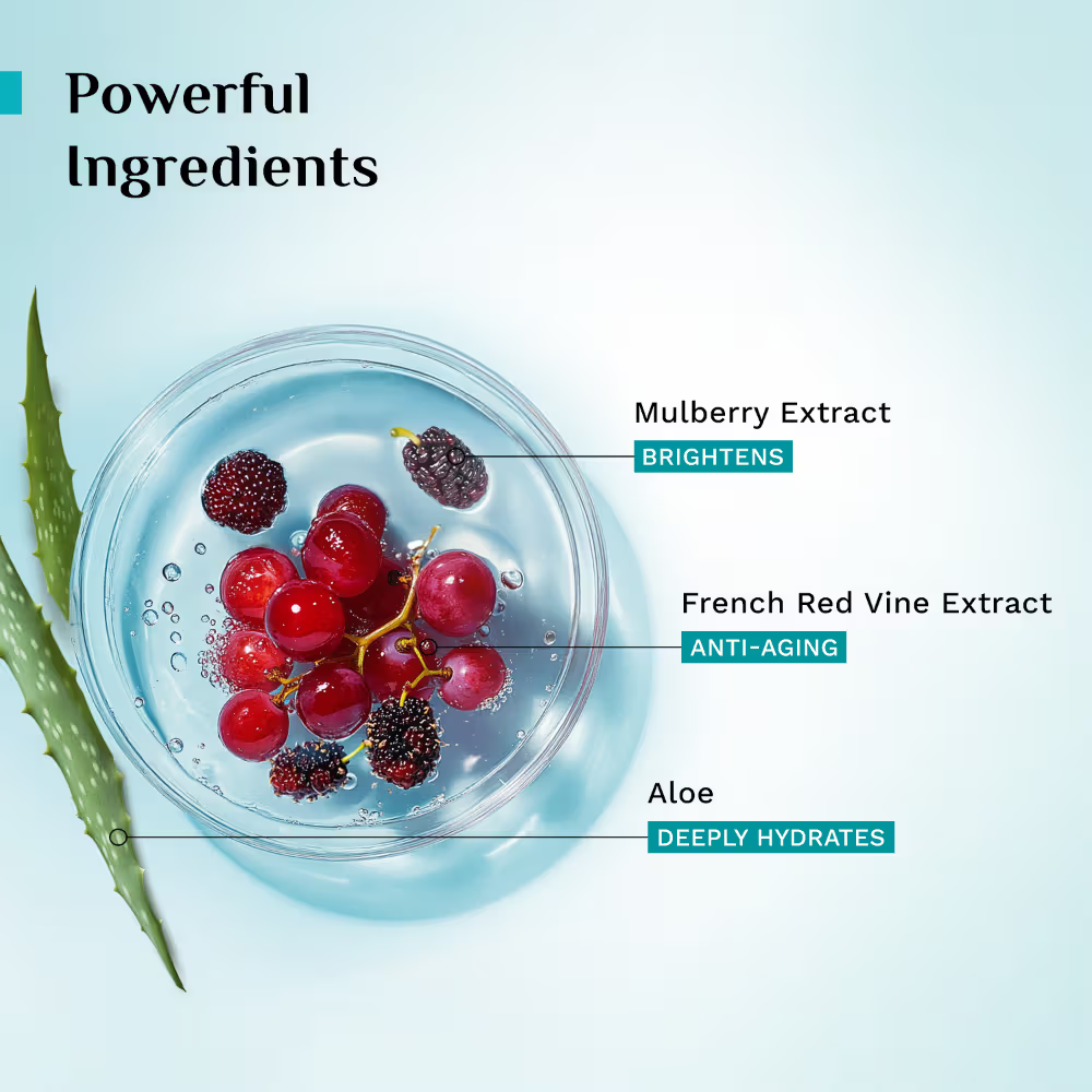 Pilgrim Red Vine Face Scrub with Mulberry & Aloe