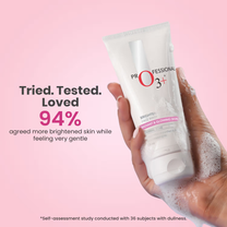 O3+ Brightening Face Wash with Cucumber & Aloe Vera Extract, All Skin Types