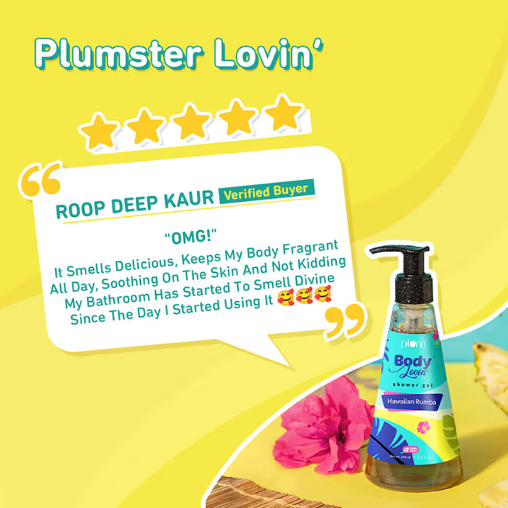 Plum BodyLovin Hawaiian Rumba Shower Gel - Fresh Beachy Body Wash