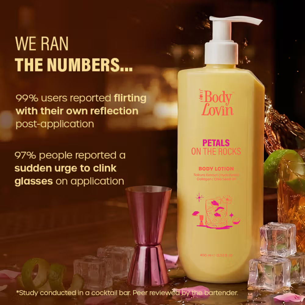 Plum BodyLovin’ Petals On The Rocks Body Lotion, Lightweight Hydration, Citrus Floral Fragrance