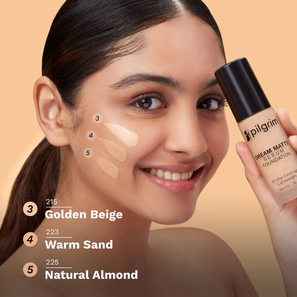 Pilgrim Dream Matte Serum Foundation Hydra-Light Finish with Hyaluronic Acid