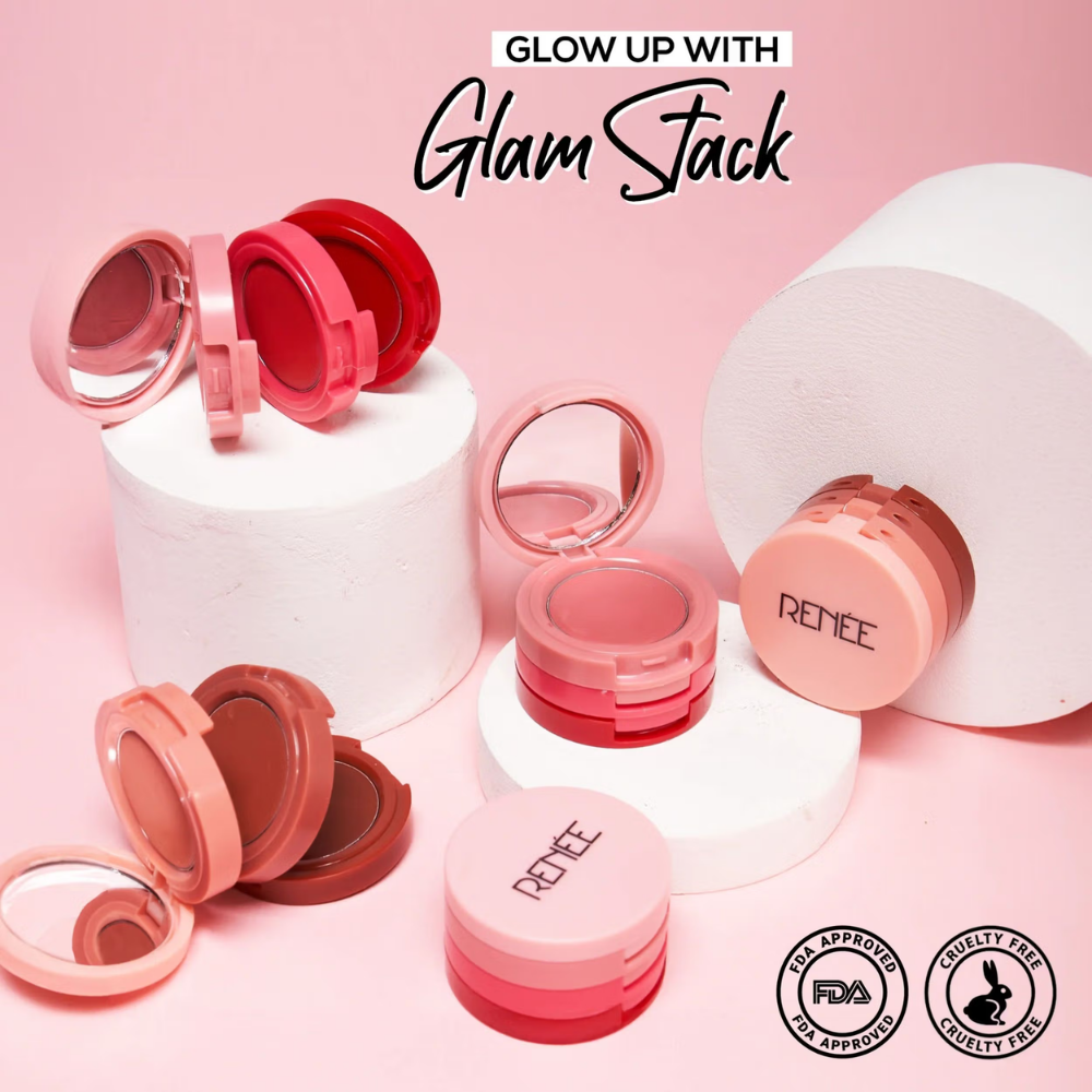 Renee Cosmetics Glam Stack 3 In 1 Lip & Cheek Tint