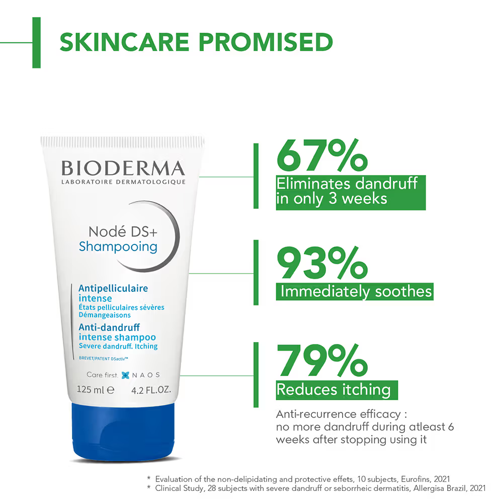 Bioderma Anti Dandruff Intense Shampoo Node DS+ For Hair & Scalp Care