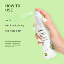 Plum Green Tea Toner with Glycolic Acid - Tightens Pores, Fights Pimples & Controls