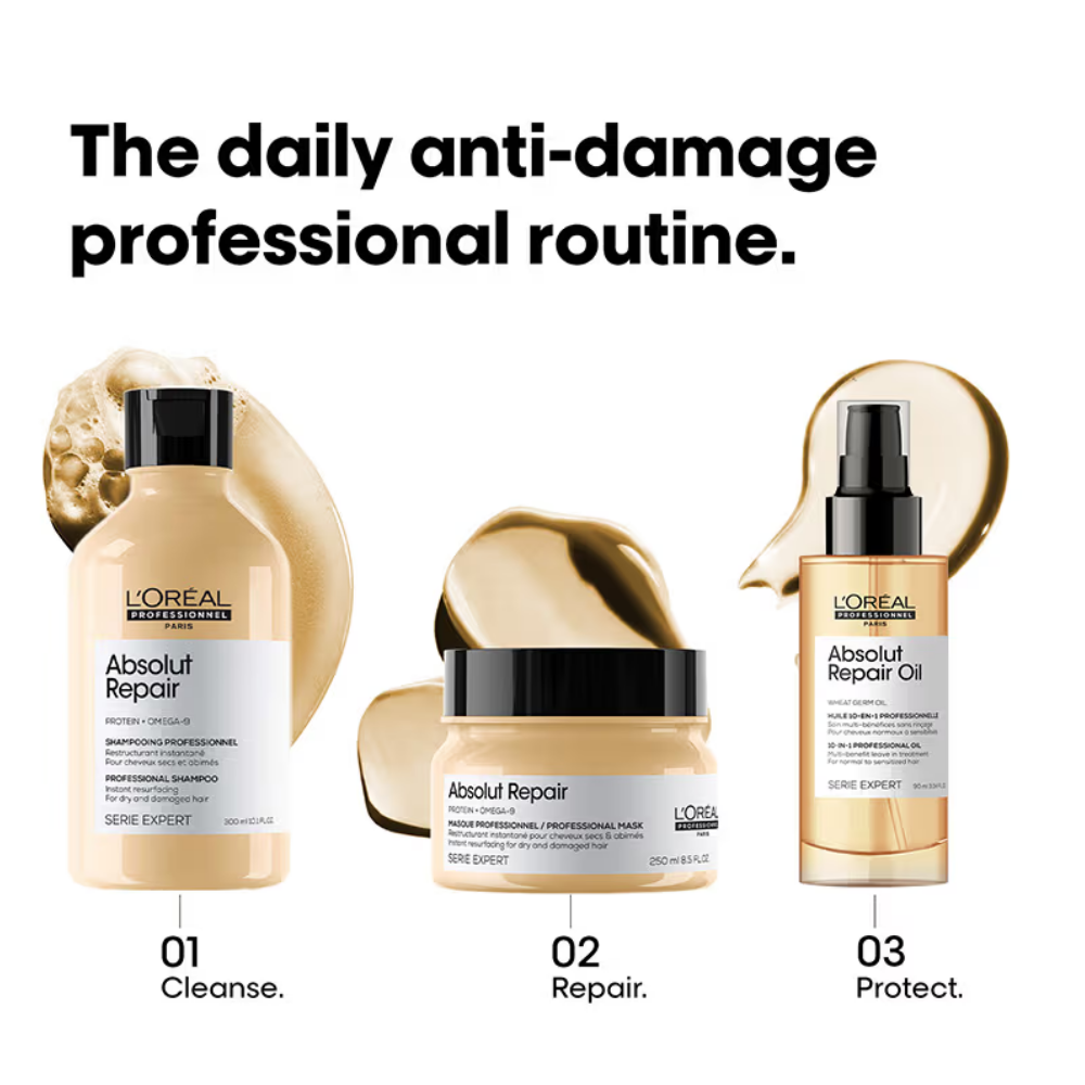 L'Oréal Professionnel Absolut Repair Mask For Dry and Damaged Hair With Protein & Omega-9