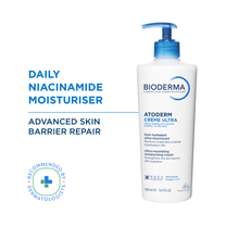 Bioderma Atoderm Creme Ultra-Nourising Moisturising Cream Boosts Hyaluronic Acid, Ceramides