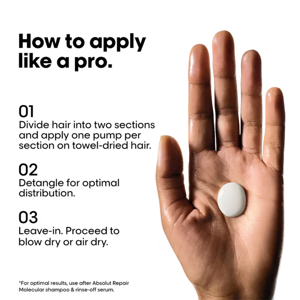 L'Oréal Professionnel Absolut Repair Molecular Deep Repairing Leave-In Cream For Very Damaged Hair