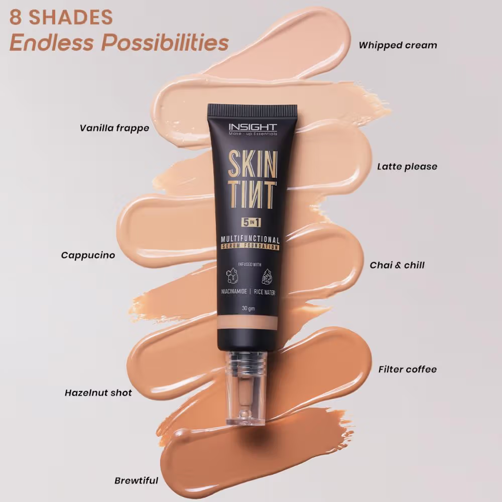 Insight Cosmetics Skin Tint 5In1 Multifunctional Serum Foundation