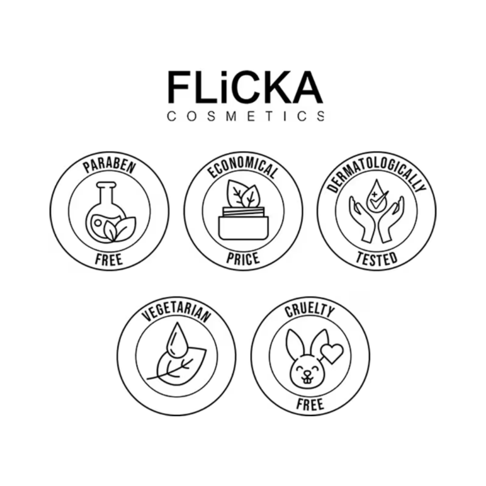 Flicka Cover To Conquer Velvet Matte Compact Powder Lightweight Formula Matte Finish