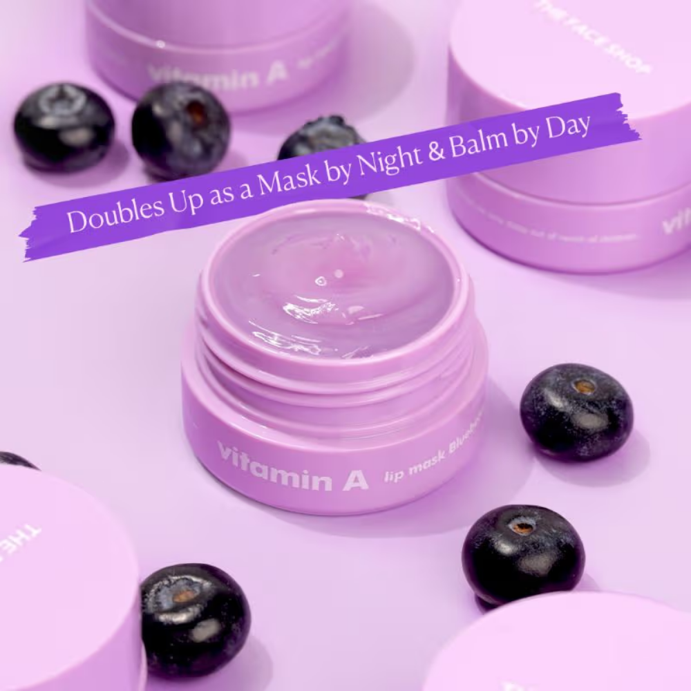 The Face Shop Vitamin Korean Lip Sleeping Mask for Dark, Dry, Pigmented Lips