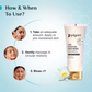 Pilgrim 24k Gold Face Wash with Korean White Lotus Brighten Radiant Natural Glow & Evens Skin Tone