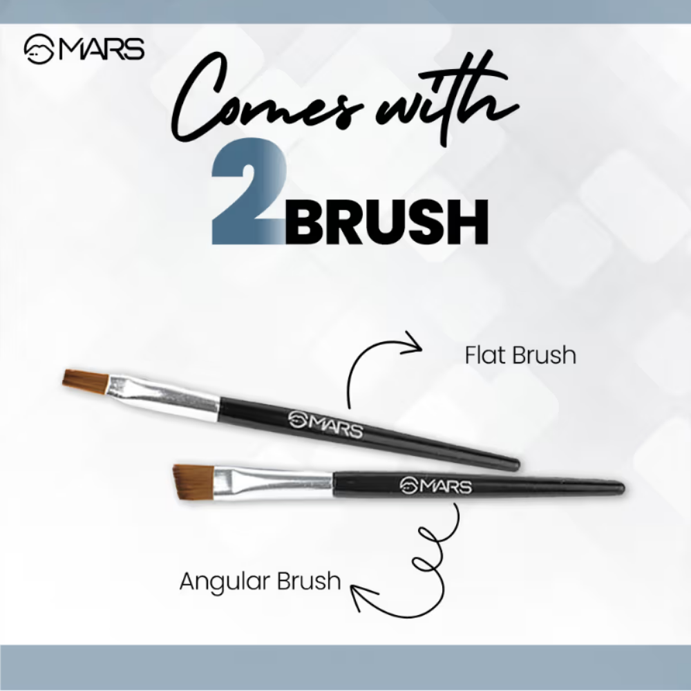 MARS 2-In-1 Hue Gel Eyeliner With 2 Brush Set