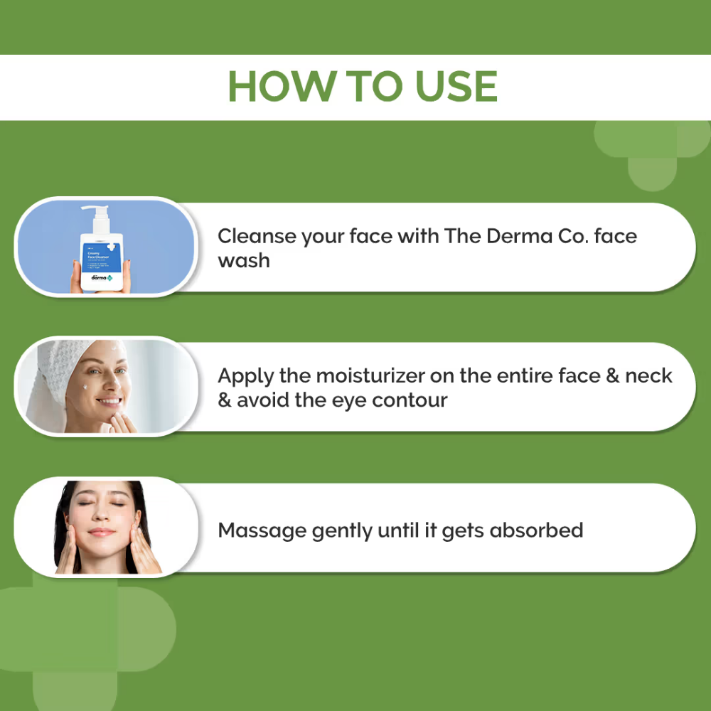 The Derma Co 3% Vitamin E Face Moisturizer With Vitamin E & Lactic Acid For Dry & Flaky Skin Day+Night