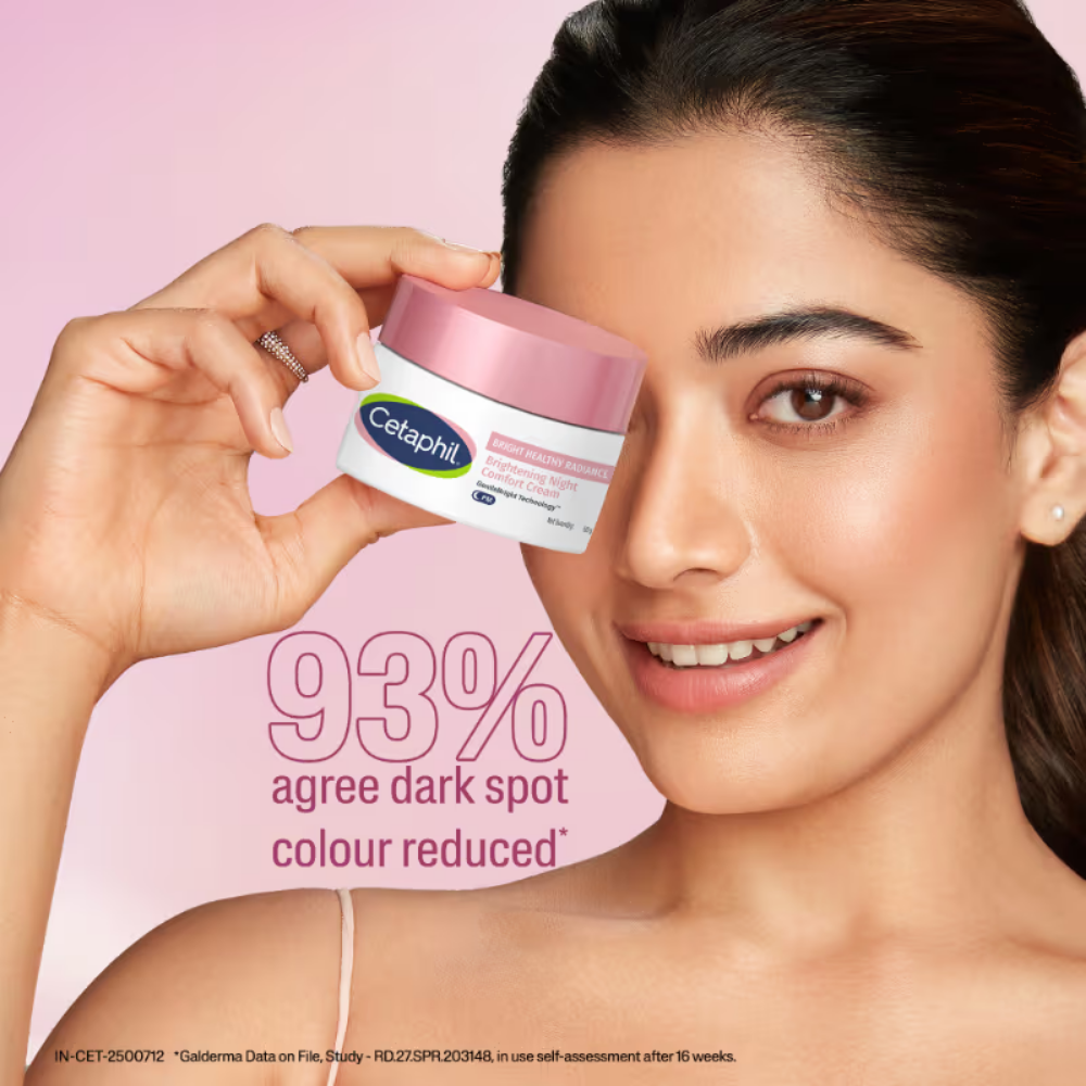 Cetaphil Bright Healthy Radiance Night Cream, with Niacinamide, Evens Skin Tone & Dullness
