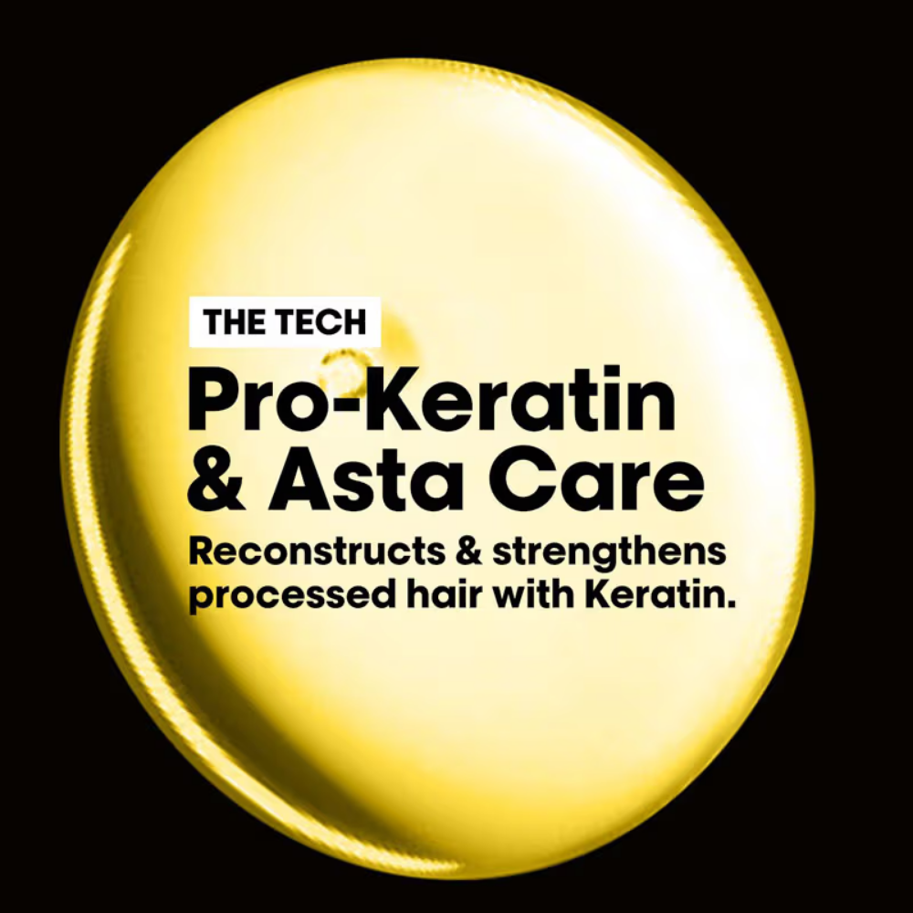 L'Oreal Professionnel Xtenso Care Sulfate-Free Shampoo, Frizz-Free & Shiny Hair With Pro-Keratin
