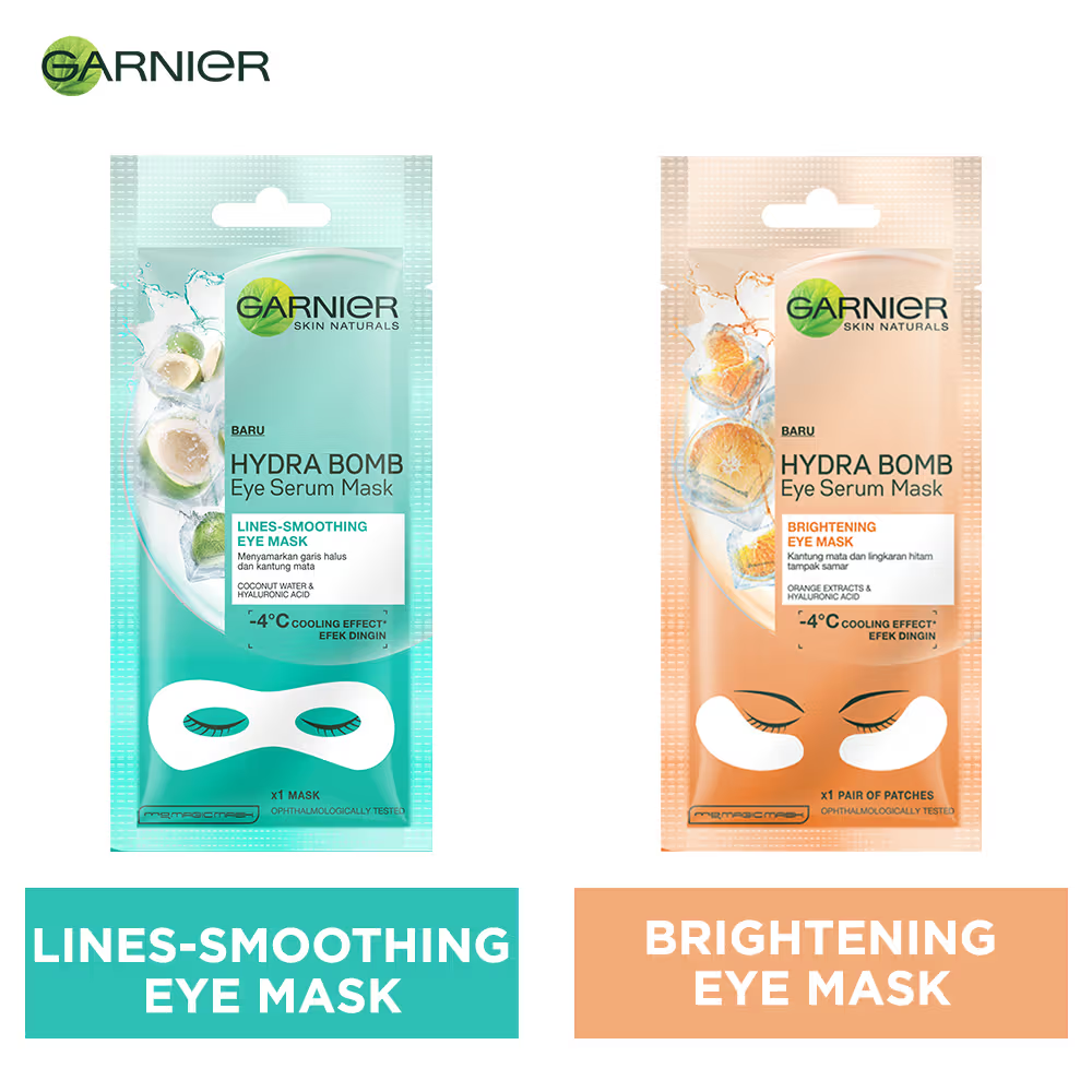 Garnier Hydra Bomb Eye Serum Mask - Orange