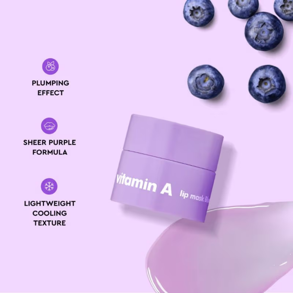 The Face Shop Vitamin Korean Mini Lip Sleeping Mask for Dark, Dry, Pigmented Lips