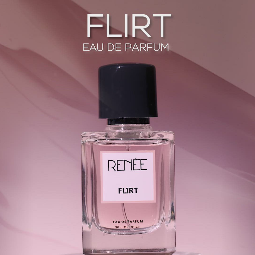 Renee Cosmetics Flirt Eau De Parfum, Luxury Perfume for Women, Premium, Long-Lasting Elegance