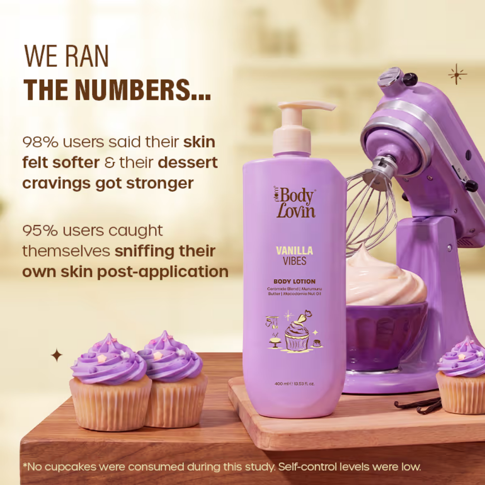Plum BodyLovin Vanilla Vibes Body Lotion Nourishing & Barrier-Repairing Velvety Cream Formula