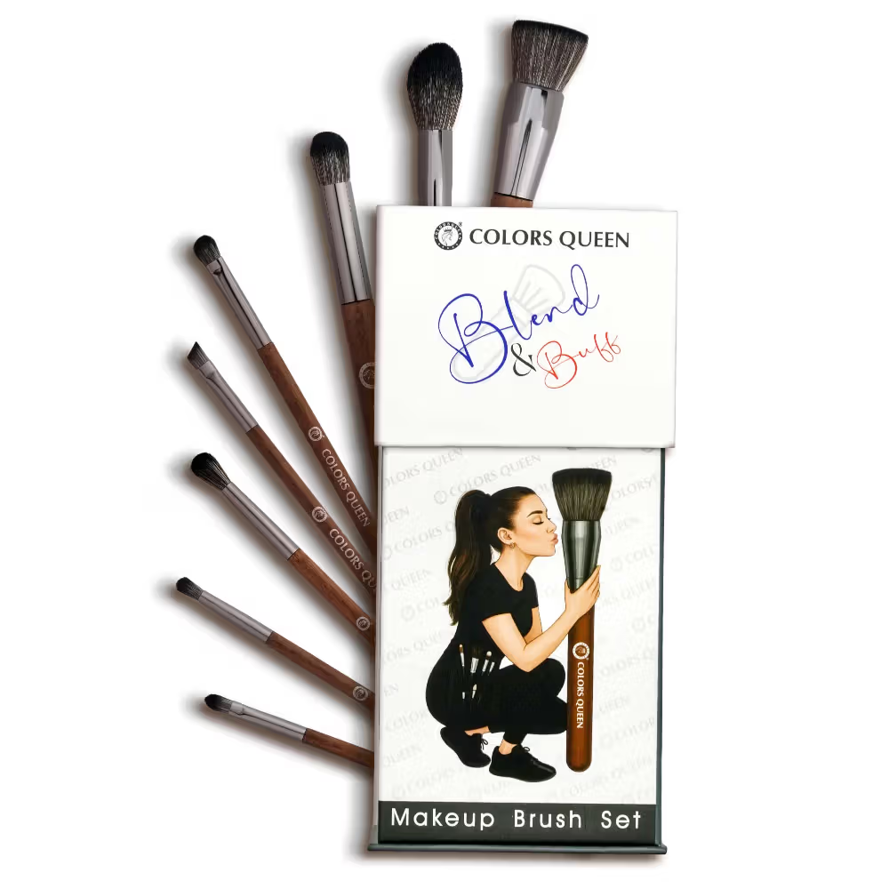 Colors Queen Blend & Buff Makeup Brush Set
