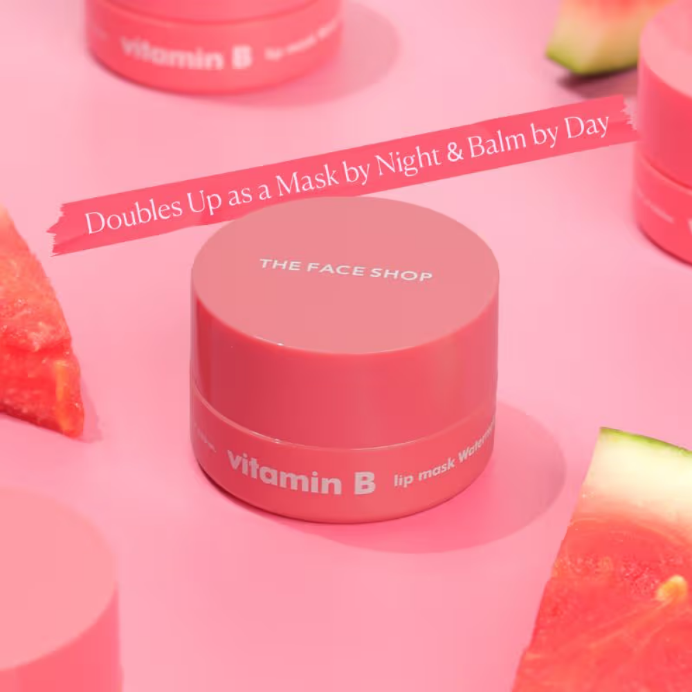 The Face Shop Vitamin Korean Lip Sleeping Mask for Dark, Dry, Pigmented Lips