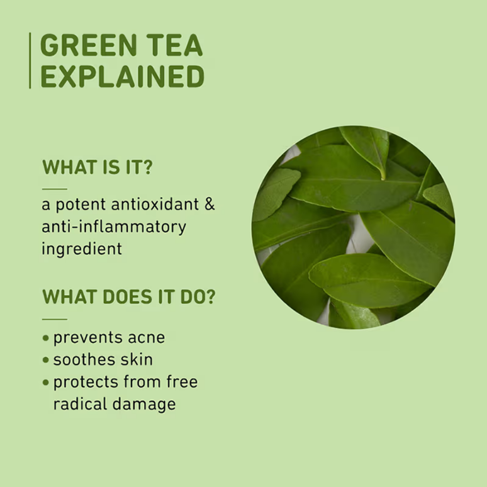 Plum Green Tea Mattifying Moisturizer With Glycolic Acid & Glycerin For matte finish controls oil,hydrates skin