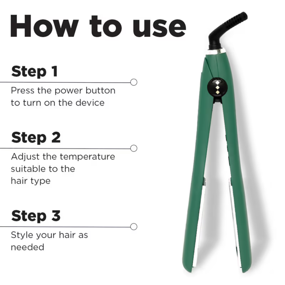 Ikonic Professional Pro Titanium Crimp - Emerald