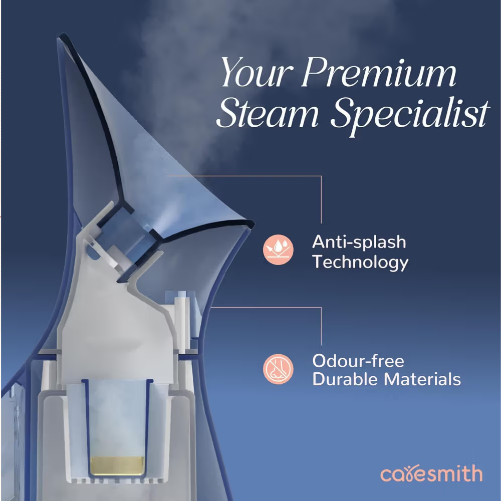 Caresmith 2 In 1 Face Steamer + Steamer For Cold & Cough