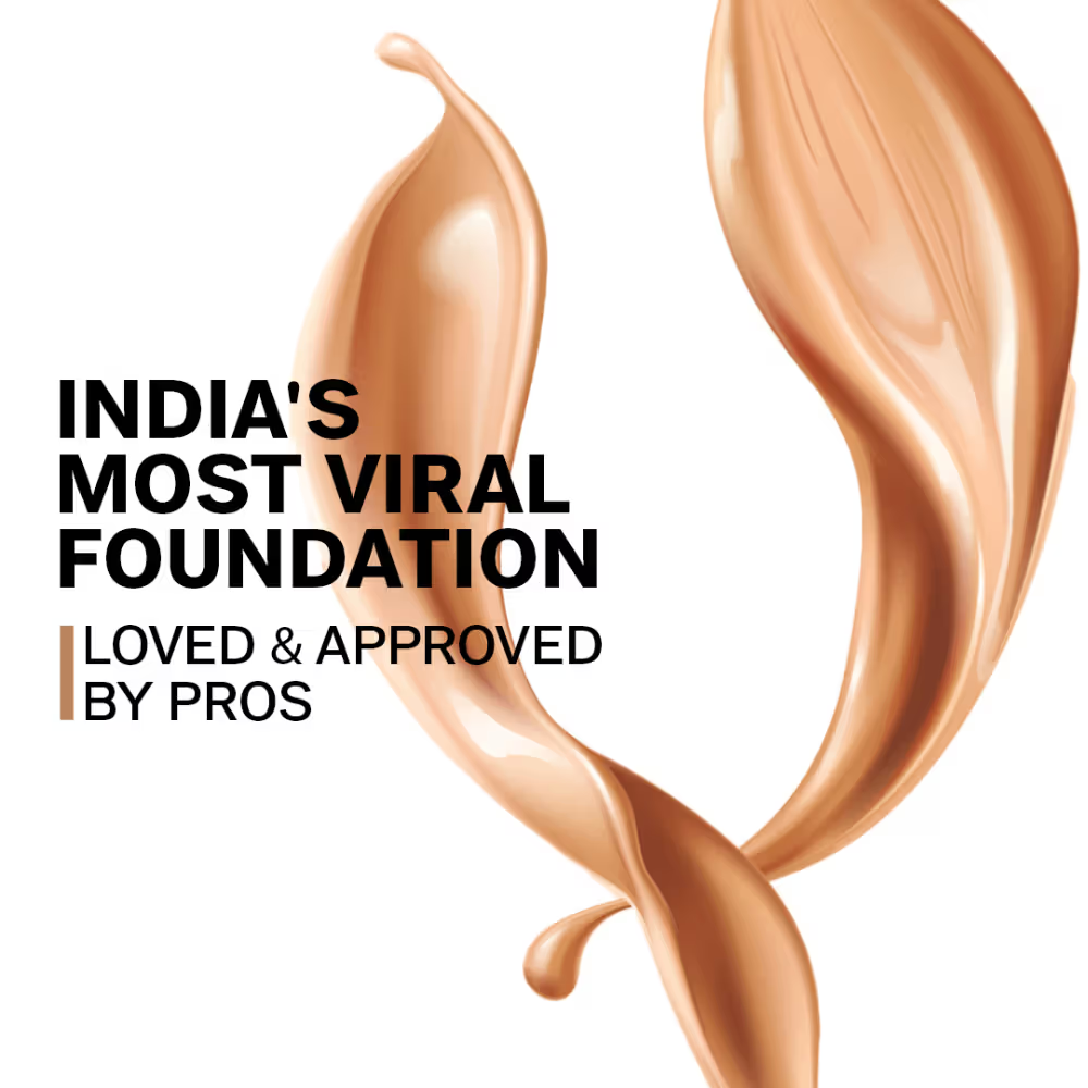 FLiCKA Flawless Femme HD Liquid Foundation Dewy Finish Long Lasting Medium High Coverage