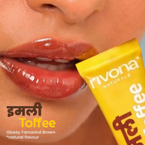 Rivona Naturals Glossy Finish 4-In-1 Tinted Lip Balm