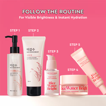 The Face Shop Rice Water Bright Korean Cleanser - Best Face Wash for Even Tone & Glowing Skin