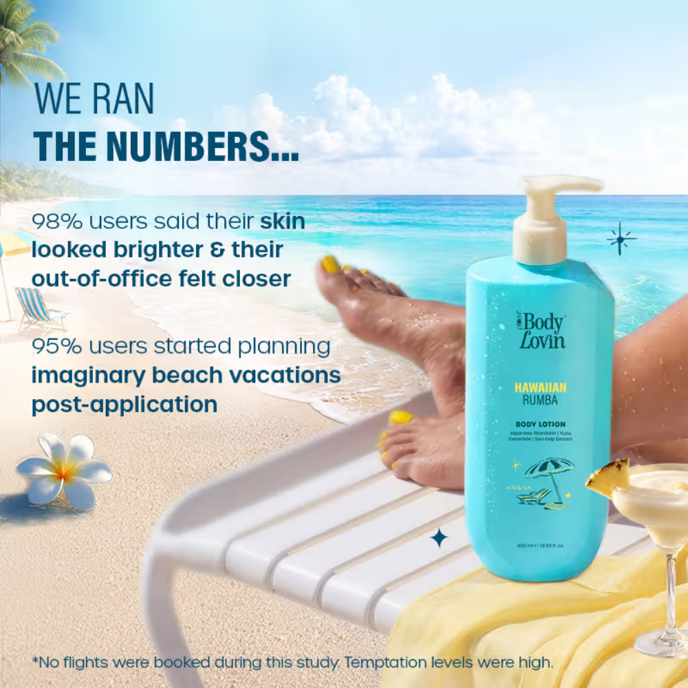 Plum BodyLovin Hawaiian Rumba Body Lotion Hydrating & Brightening Lightweight Gel-Cream Formula