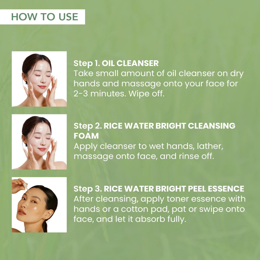 O3+ x Mi Joo Glass Glow Facial Kit (Rice Water & Probiotics)