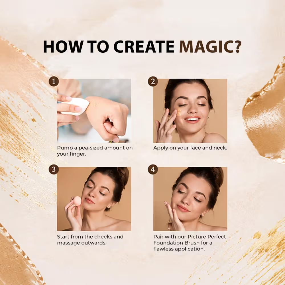 Colorbar Amino Skin Radiant Foundation - Rose Mild