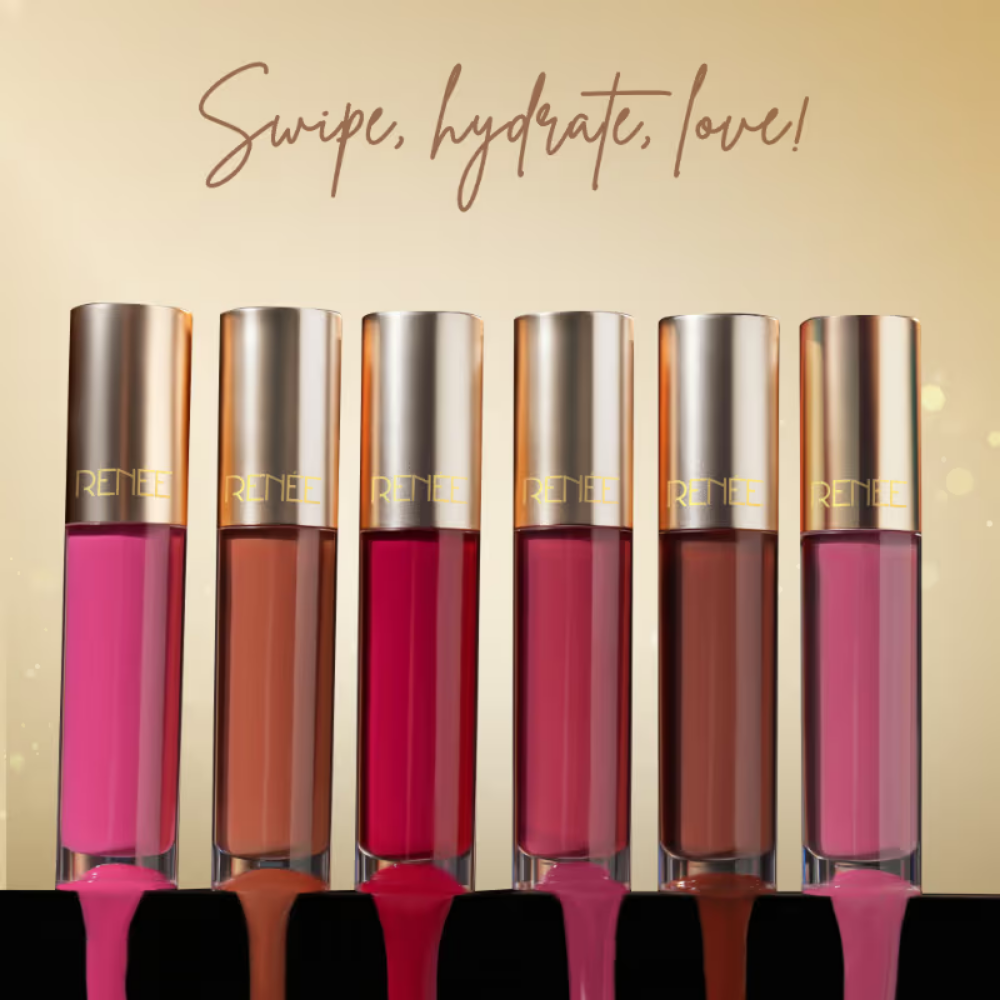 RENEE H2O Hydrating Liquid Lipstick Lightweight, Hydrating, Glossy, With Hyaluronic Acid