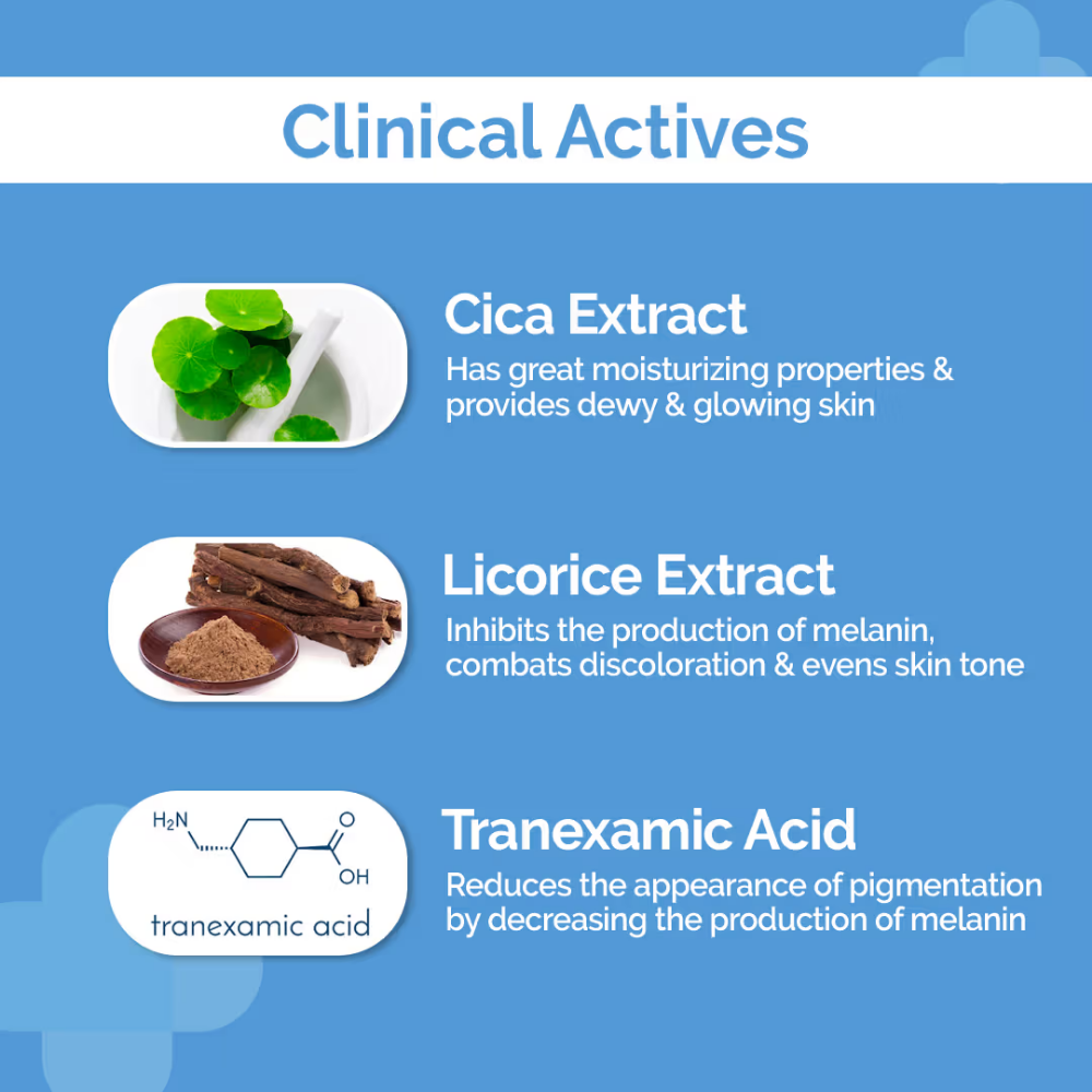 The Derma Co 2% Cica-glow Face Wash With Tranexamic Acid & Licorice Extract For Glowing Skin