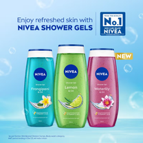 NIVEA Lemon & care oil Body wash for long-lasting freshness