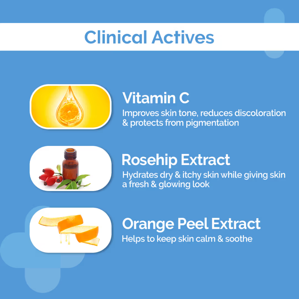 The Derma Co 2% Vitamin C Gel Daily Face Wash With Rosehip & Orange Peel Extract