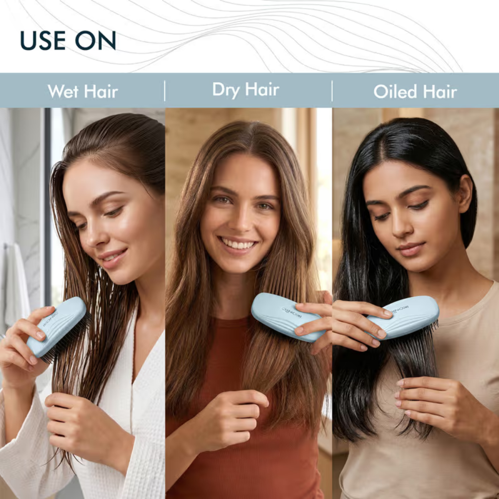 Ikonic Me Travel Brush IKM- 2122 - Powder Blue