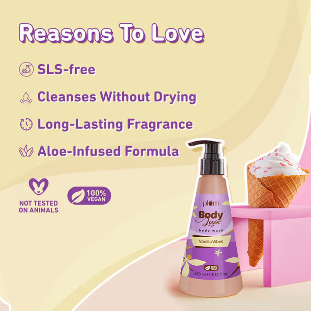 Plum BodyLovin Vanilla Vibes Body Wash - Vanillavibes