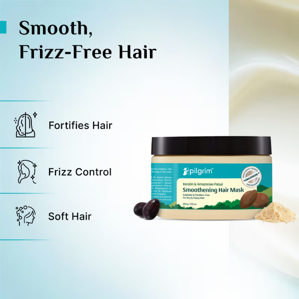 Patua & Keratin Smoothening Hair Care Mask for Smooth Healthy & Shiny Hair