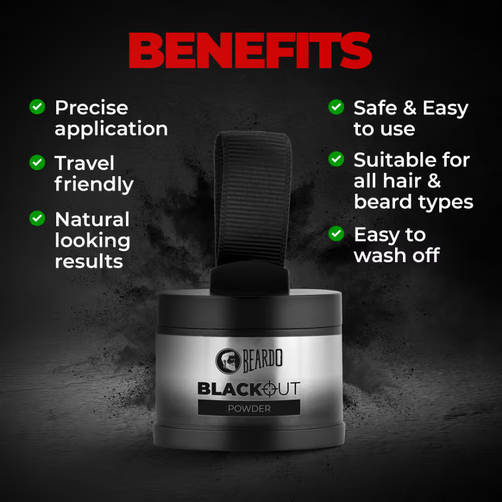 Beardo Blackout Hairline & Beard Filler Powder