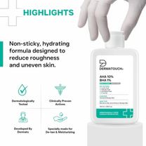 Dermatouch AHA 10% BHA 1% Body Lotion
