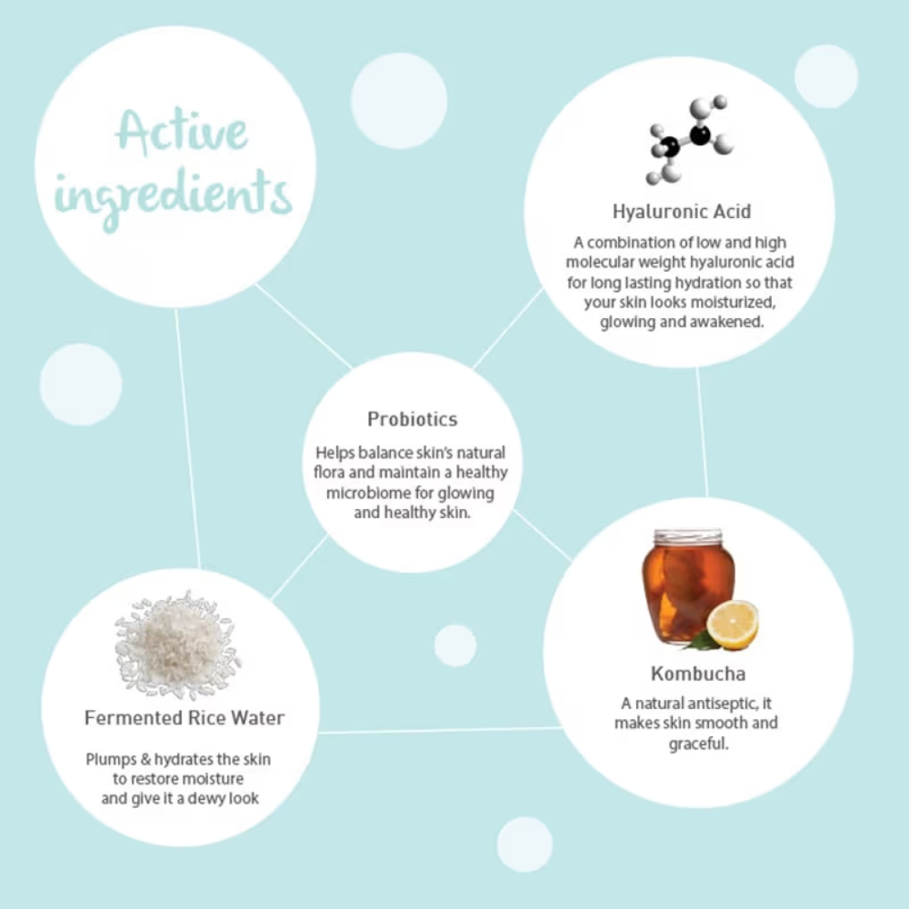 Dot & Key 72HR Hydrating Gel Moisturizer + Probiotics, 5 Ceramides & Hyaluronic, Oil-Free Water Gel